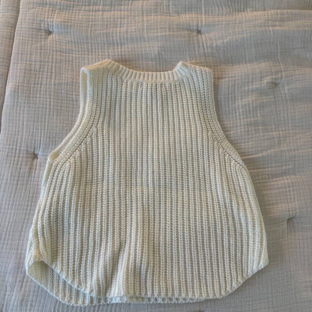 525 Ivory Sweater Tank - Picture 4 of 5